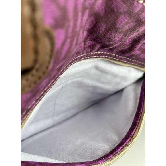 Fossil Multicolor Tree Nature Print Coated Canvas Tote Shoulder Bag - Picture 6 of 16